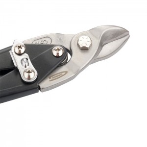 Ножницы по металлу "Piranha", 230 мм, прямой усиленный рез (Bulldog), сталь СrMo, Gross
