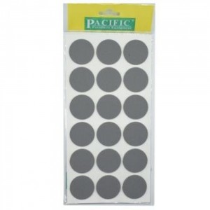 Подпятник резиновый Pacific PC 6335 GR d=35 мм серый (толщ 2 мм) (на листе-18)