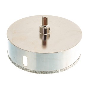 Коронка алмазная по керамике и кафелю с центрирующим сверлом 130 мм TRIO-DIAMOND 400130